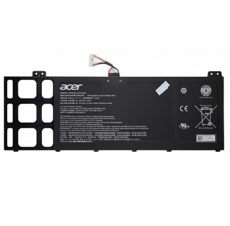 Аккумулятор (батарея) AP18L4K для ноутбука Acer Travelmate P6 tmp614-51, tmp614-51t-g2, 45Vт, 3920mAh, 11.4V