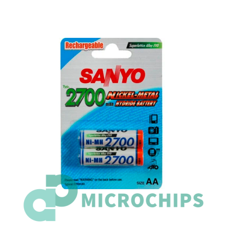 Аккумулятор Sanyo AA (NiMH, 2700mAh) 2BP