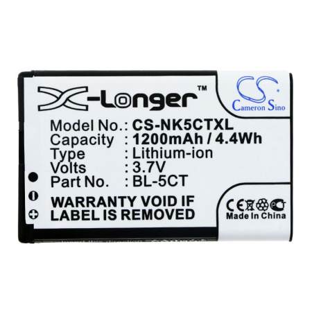 Аккумулятор для Nokia BL-5CT 1200mah