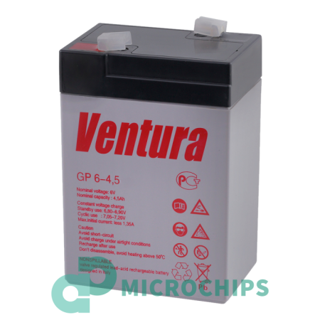 Аккумулятор Ventura GP 6-4.5 (AGM, 4.5Ah)