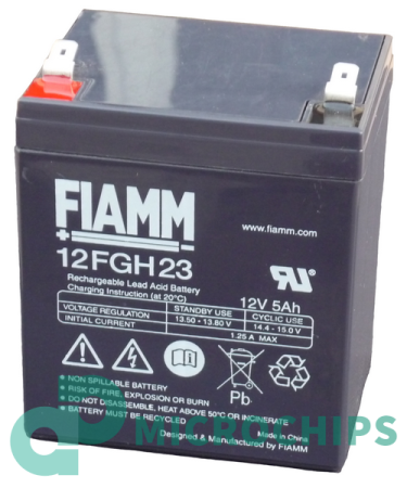 Купить Аккумулятор Fiamm 12FGH23 (AGM, 5Ah) Аккумулятор Fiamm 12FGH23 (AGM, 5Ah)