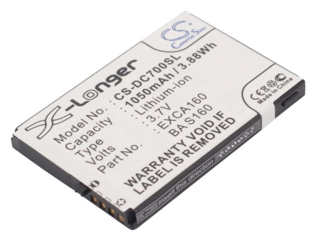 Аккумулятор CS-DC700SL для HTC S620, S621, p/n: EXCA160, 1050mAh