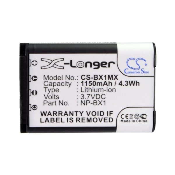 Аккумулятор для Sony NP-BX1 1150mah