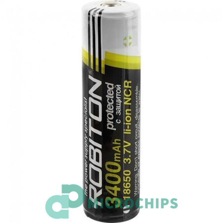 Аккумулятор Robiton NCR18650 (Li-ion, 3400mAh, 3.7V)