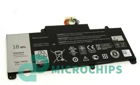 Аккумуляторная батарея 74XCR для Dell Venue 8 Pro, 4864мАч, 3.7В, Li-pol (оригинал)