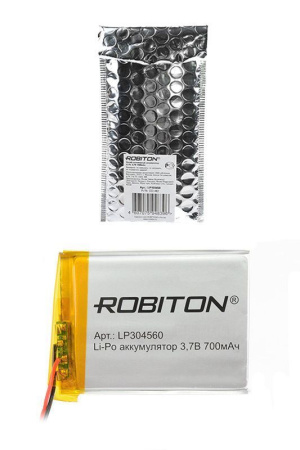 Аккумулятор Robiton 304560 (Li-Pol, 700mAh, 3.7V) Аккумулятор Robiton 304560 (Li-Pol, 700mAh, 3.7V)