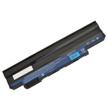 Аккумулятор (батарея) для ноутбука Acer Aspire One D255, D260, eMachines 355, 350, 11.1V, 7800mAh, черный (OEM)