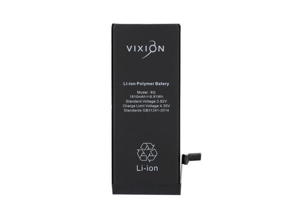 Аккумулятор Vixion для Apple iPhone 6, 1810мАч, с монтажным скотчем