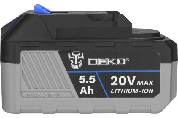 Купить Аккумулятор DEKO BL1860B (Li-ion, 5500mAh, 20V) Аккумулятор DEKO BL1860B (Li-ion, 5500mAh, 20V)