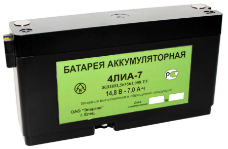 Батарея аккумуляторная 4ЛИА- 7