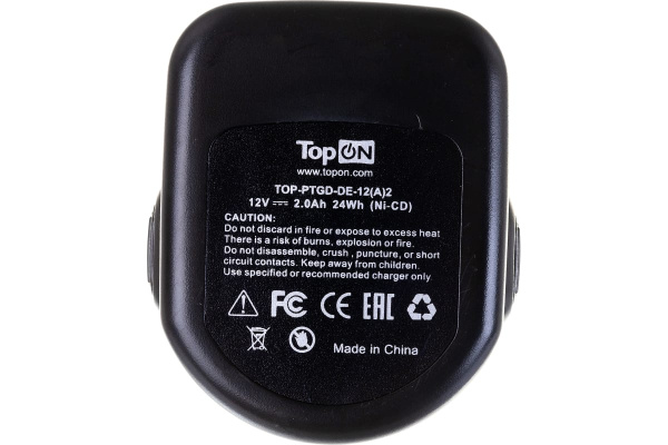 Аккумулятор TopOn TOP-PTGD-DE-12/A/2 (NiCd, 2000mAh, 12V)