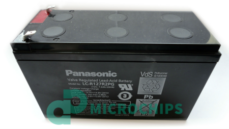 Аккумулятор Panasonic LC-R127R2PG (AGM, 7.2Ah)