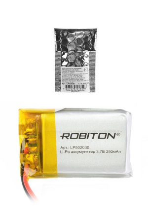 Аккумулятор Robiton 502030 (Li-Pol, 250mAh, 3.7V)