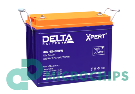 Купить Аккумулятор Delta XPERT HRL 12-630 W (AGM, 140Ah) Аккумулятор Delta XPERT HRL 12-630 W (AGM, 140Ah)