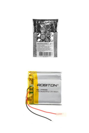 Аккумулятор Robiton 303030 (Li-Pol, 180mAh, 3.7V)