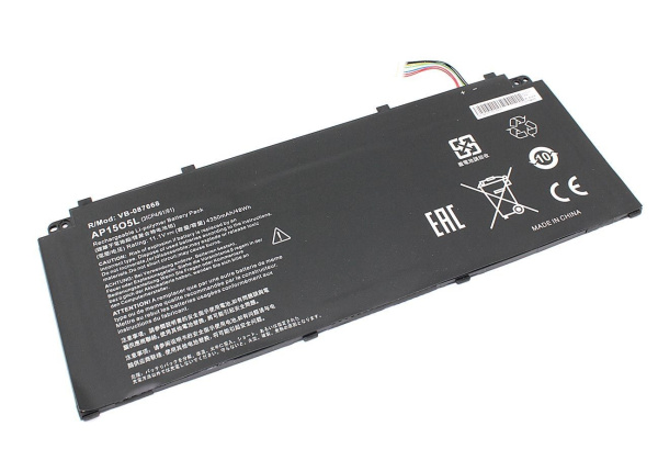 Аккумулятор (батарея) AP1505L для ноутбука Acer ChromeBook R13 CB5-312T, 11.1V, 4350mAh (OEM)
