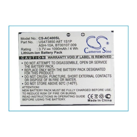 Аккумулятор для Acer beTouch E400, neoTouch P400 1090mah