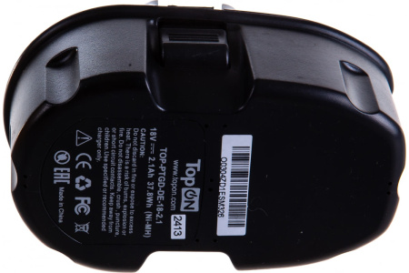 Аккумулятор TopOn TOP-PTGD-DE-18-2.1 (NiMH, 2100mAh, 18V)
