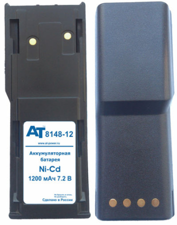 Купить Аккумулятор для радиостанций AT 8148-12 (Ni-Cd) Аккумулятор для радиостанций AT 8148-12 (Ni-Cd)