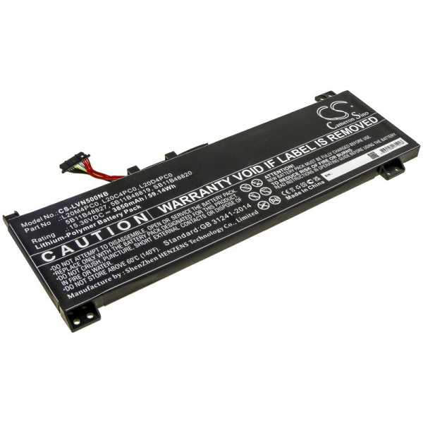 Аккумулятор для Lenovo Legion 5-15ACH6 серии (L20C4PC0) 3850mah