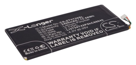 Аккумулятор CS-ZTV720SL для ZTE V72, V72a, p/n: LI3734T42P5hC66045, 3400mAh