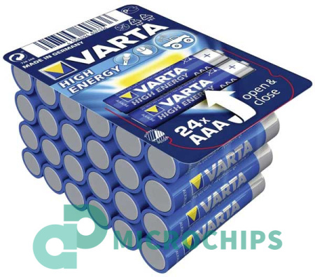 Купить Батарейка VARTA High Energy LR03/AAA 24BP Батарейка VARTA High Energy LR03/AAA 24BP