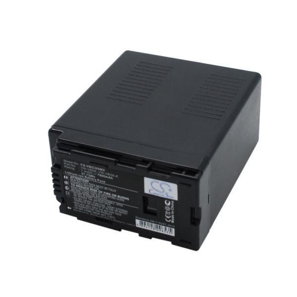Аккумулятор усиленный CameronSino для Panasonic VW-VBG6, VW-VBG6PPK 7800mAh