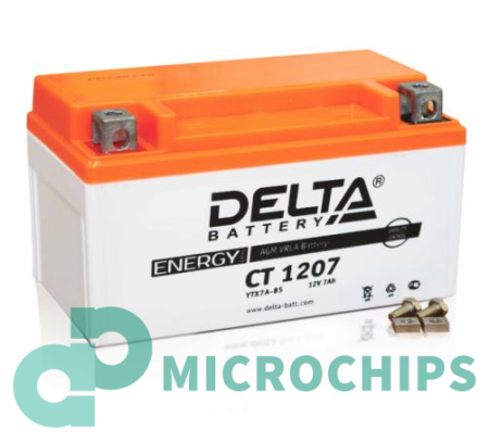 Аккумулятор Delta CT 1207 (AGM, 7Ah)