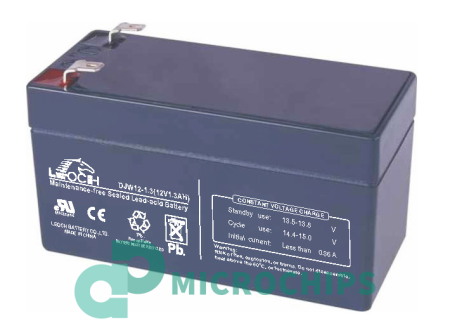 Аккумулятор Leoch DJW 12-1.3 (AGM, 1.3Ah)