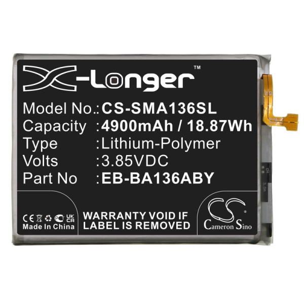 Купить Аккумулятор для Samsung Galaxy A13 5G (EB-BA136ABY) 4900mah Аккумулятор для Samsung Galaxy A13 5G (EB-BA136ABY) 4900mah
