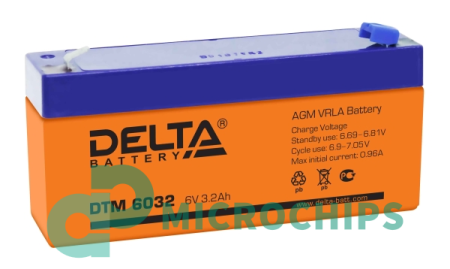 Аккумулятор Delta DTM 6032 (AGM, 3.2Ah)