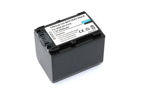 Аккумулятор NP-FV70 для видеокамеры Sony DCR-DVD, 7.2В, 2500мАч
