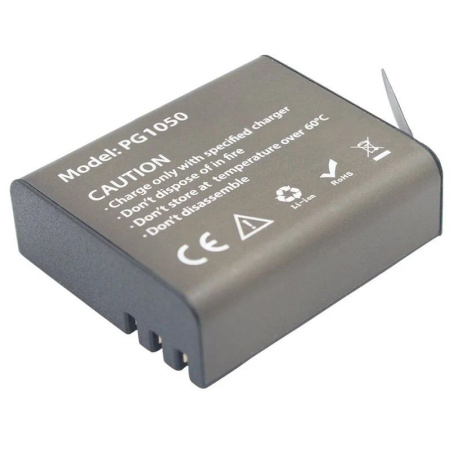 Аккумулятор для камеры EKEN (PG1050) H9R, H9, H3, H3R, H8 Pro, H8R, H8 (1050mAh), OEM