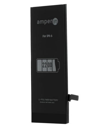 Аккумулятор Amperin для Apple iPhone 6, 3.82В, 2200мАч