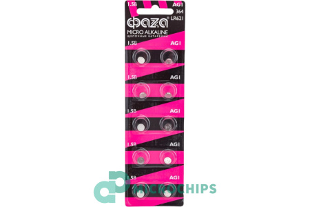 Батарейка ФАZА AG1/LR621 10BP