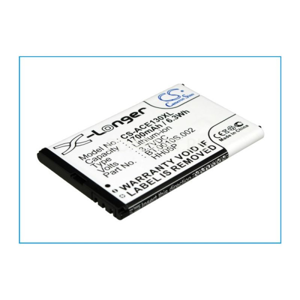 Аккумулятор для Acer E130 1700mah