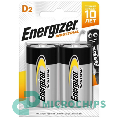 Купить Батарейка Energizer Industrial LR20/D 2BP Батарейка Energizer Industrial LR20/D 2BP