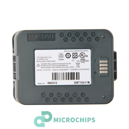Аккумулятор для LXE MX8, (MX8A381-BATT), 3900mAh, 3.7V