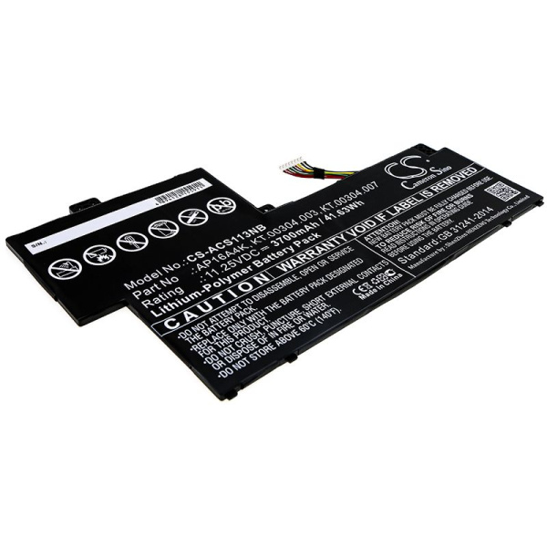 Аккумулятор для Acer Aspire One Cloudbook 11, Swift 1 (AP16A4K) 3700mAh