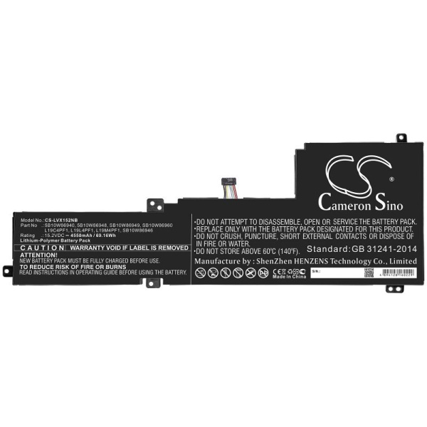 Аккумулятор для Lenovo IdeaPad 5 15 (L19C4PF1) 4550mAh