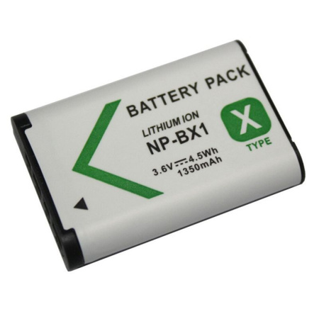 Аккумулятор для камеры Sony (NP-BX1) DSC RX1, RX100, M3, M2, RX1R, GWP88, PJ240E, AS15, WX350, WX300, HX300, HX400, (1350mAh), OEM