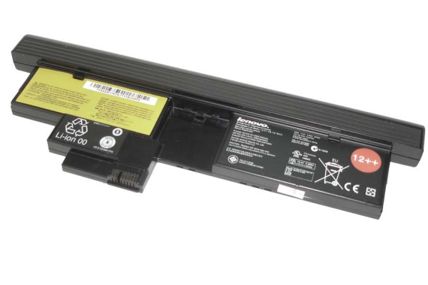 Аккумулятор (батарея) 12++ для ноутбука Lenovo ThinkPad X200 X201 Tablet 14.4B, 67Vтч (оригинал)