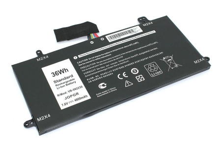 Аккумулятор (батарея) J0PGR для ноутбука Dell Latitude 12 5285, 7.6V 4800mAh (OEM)