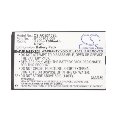 Аккумулятор для Acer beTouch E140, Liquid Mini E310 1300mah