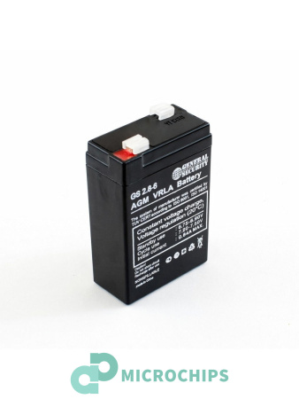 Аккумулятор General Security GS 2.8-6 (AGM, 2.8Ah)