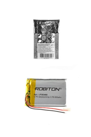 Аккумулятор Robiton 383450 (Li-Pol, 800mAh, 3.7V)