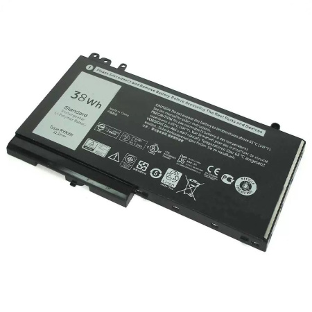 Аккумулятор (батарея) RYXXH для ноутбука Dell Latitude E5250, 38Vтч, 11.1B (оригинал)