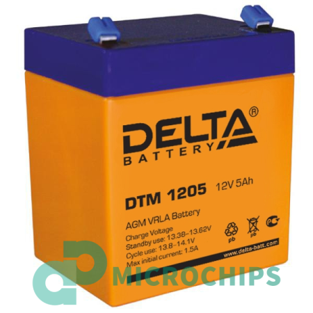 Аккумулятор Delta DTM 1205 (AGM, 5Ah)