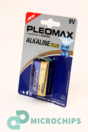 Батарейка Samsung Pleomax Alkaline 6LR61 9V 1BP