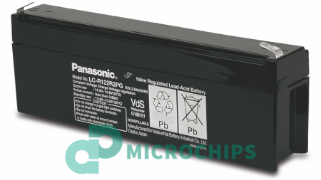 Аккумулятор Panasonic LC-R122R2PG (AGM, 2.2Ah)